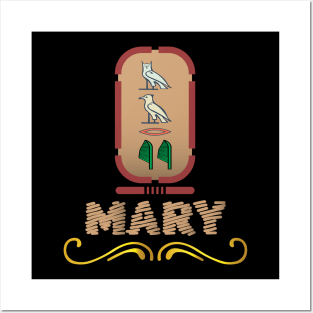 MARY-American names in hieroglyphic letters,  a Khartouch Posters and Art